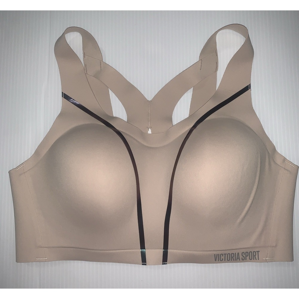 Victoria's Secret Sport Angel Max Support sports bra Beige 36C Sportswear Logo